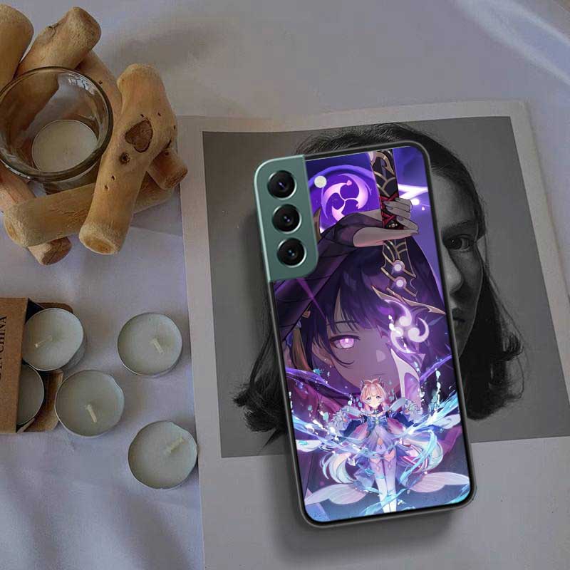 Чехол для телефона Genshin Impact Raiden Shogun, популярный, для Samsung A15 A25 A35 A55 Galaxy A70S A50S A30S A30 A40 A71 A51 A41 A31 A21 A11 A0