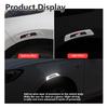For Toyota 2pcs Car Reflective Strips Warning Stickers Emblem Auto Styling Accessories Crown Land Cruiser RAV4 Camry Yaris ER6