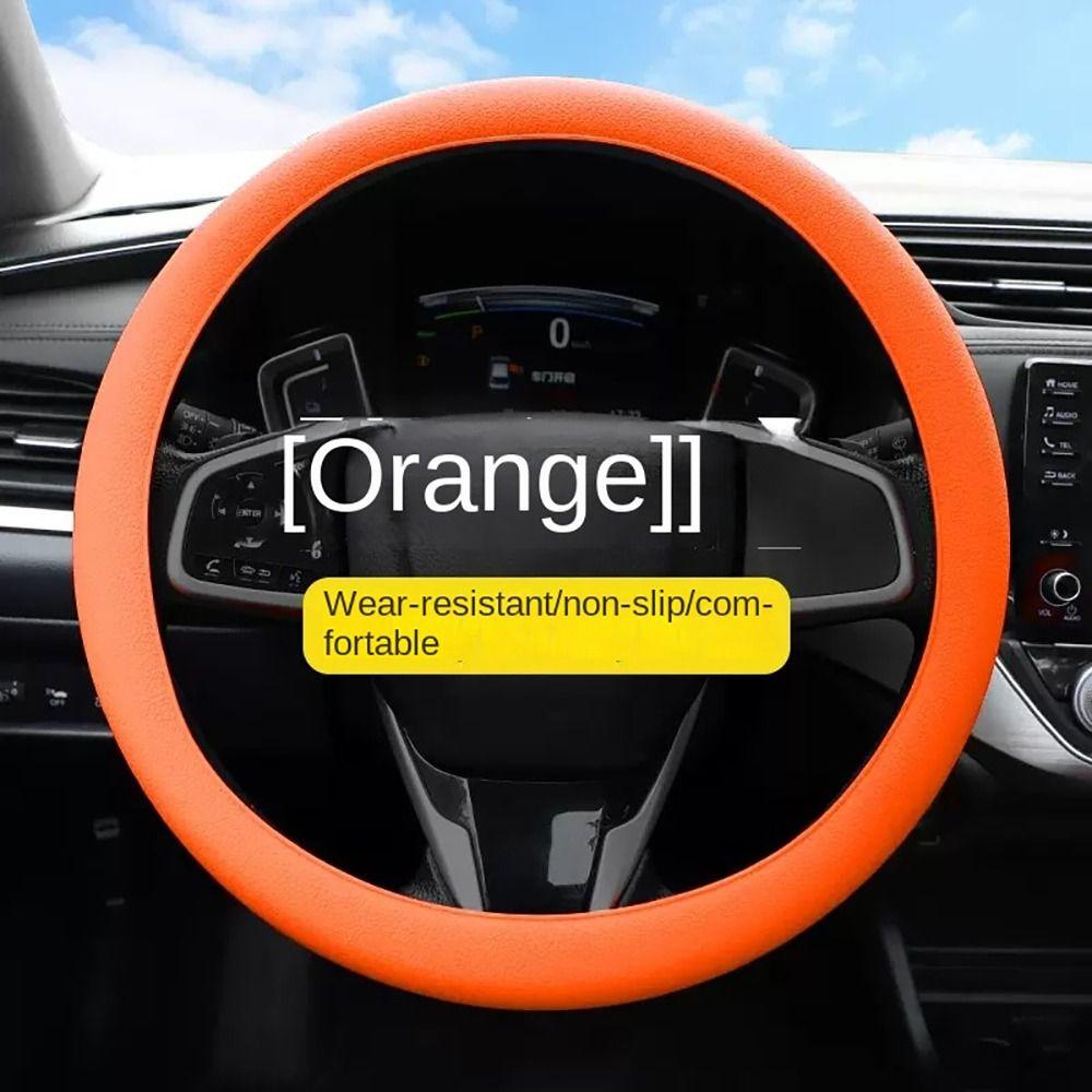 Silicone Car Cover Non-slip Car Elastic Glove Cover Trendy Steering Wheel Cover Universal