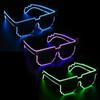 Neon Party Nightclubs LED Light-up Glasses Glow In the Dark Neon Rave Shades for Adult Kids