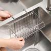 304 Stainless Steel Sink Sponge & Rag Drain Basket Set