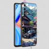 Спортивный автомобиль JDM Tokyo Drift Чехол для телефона Realme GT Neo 2 3 3T 5 12 11 5G 10 9 8 5G 7 6 GT5 GT3 GT2 Pro C21 C11 C25 C35