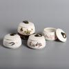 Ceramic Tea Set Tea Box Packaging Storage Sealed Cans Wedding Candy Small Mini Tea Cans Tea Table Decoration Accessories