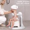 Baby Shower Stand Portable Foldable Adjustable Baby Bath Seat with Anti-Slip Base Lightweight Toddler Bath Support Seat