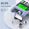 Optical Power Meter Light Attenuation Tester Network Fibre Optic Tester SC FC ST Multi-Interface Light Attenuation Loss Tester -70~ 10dbm Without Bat