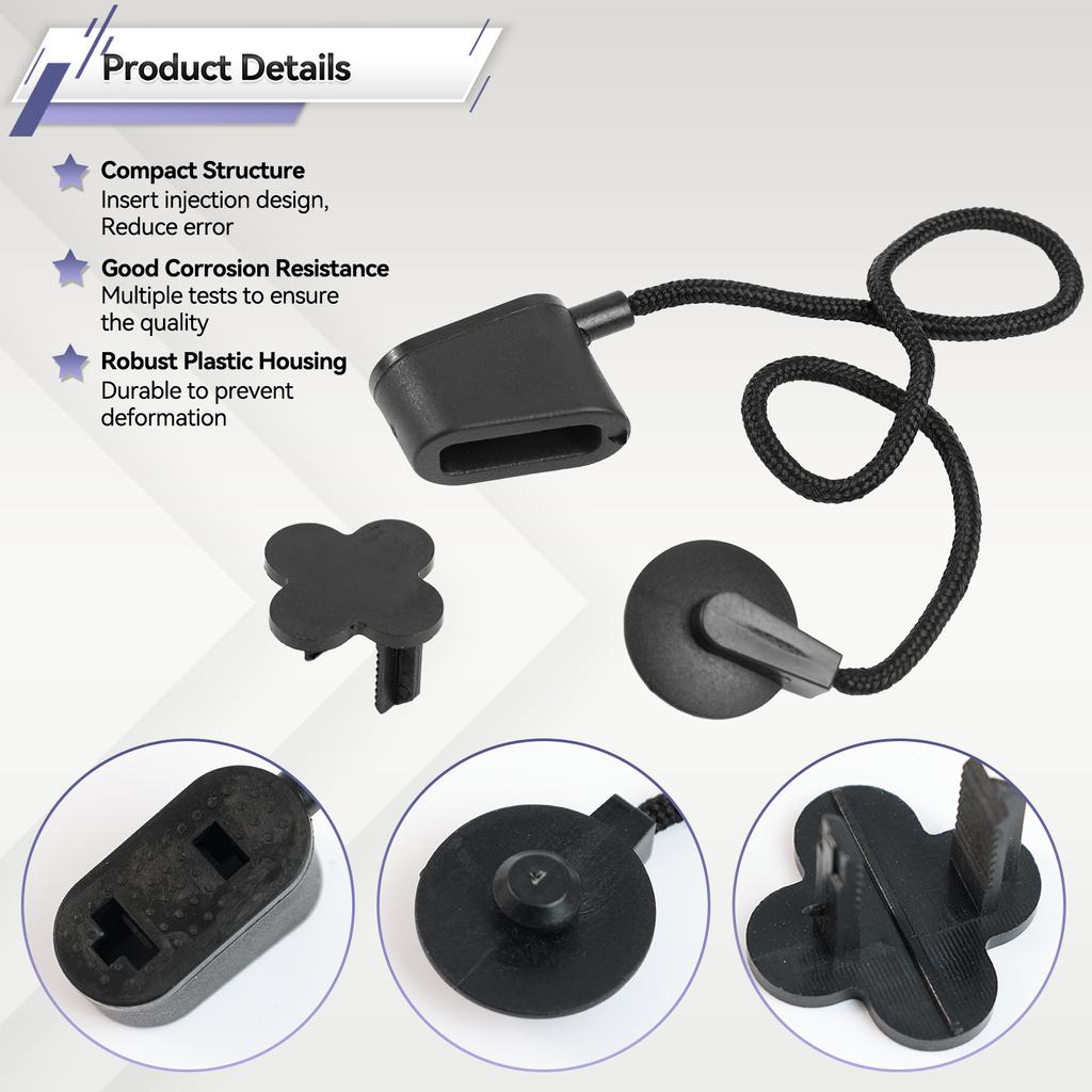 Parcel Luggage Shelf Load Cover String Trunk Cord Straps FOR Ford Fiesta 2017-2023 2423830 BOTH SIDE H1BB-A46664-AC Accessories