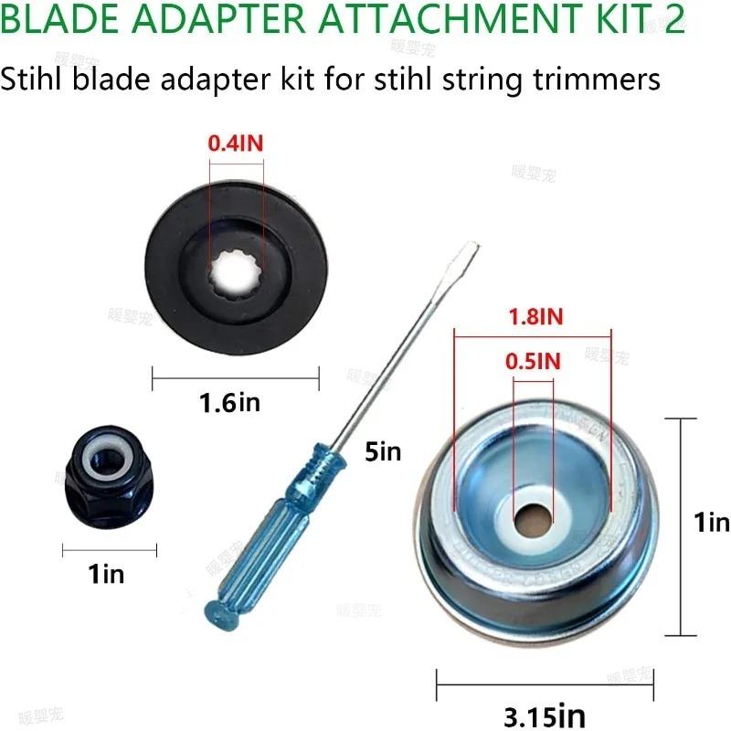 40/60/80 Teeth Mower Head Blade 1/2pcs Durable Wood Mower Disc Fixed Four-Piece Set for Lawn Mower Garden Weed Mower Parts