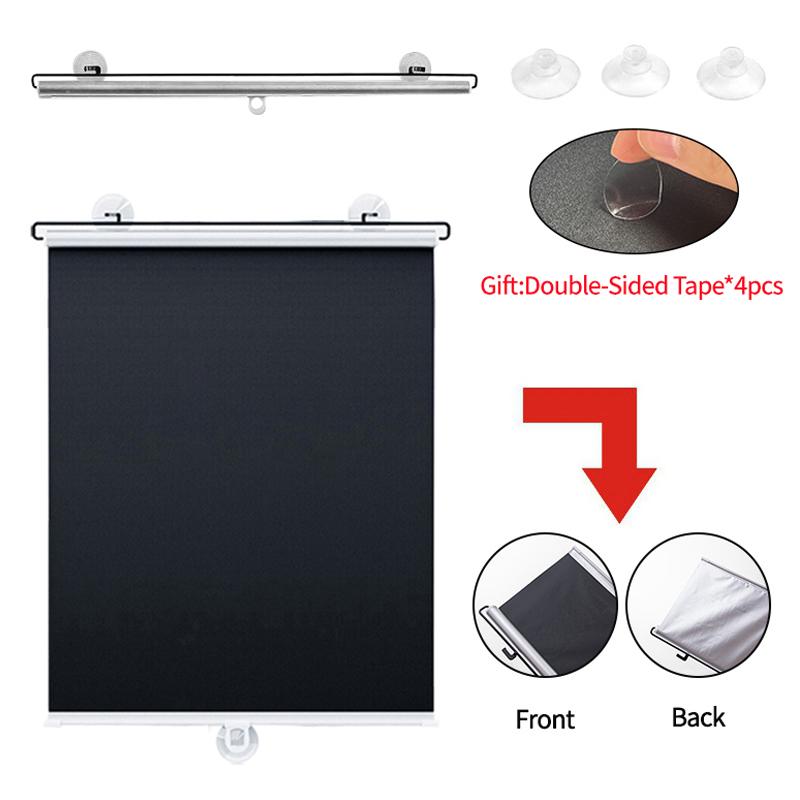 Выдвижная затеняющая штора для автомобиля, рулонная штора для бокового окна, бытовые гостиные, солнцезащитная штора, рулонные жалюзи, крышка на лобовое стекло, спальня, кухня, сетка