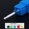 1pc Ceramic Nail Drill Bit Small Ball Milling Cutter Bits For Manicure Pedicure Pointed Apparatus Files Gel Polish Remove Tools