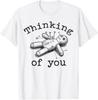 Думаю о тебе Винтажная кукла вуду Футболка унисекс