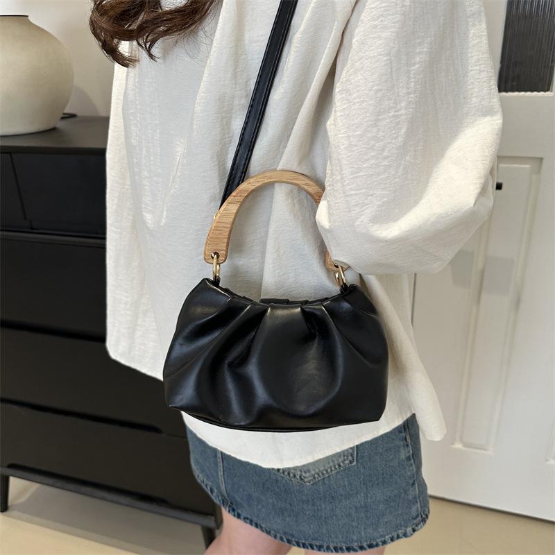 Niche Design плиссированная сумка для женщин, новая универсальная сумка через плечо, модная сумка, повседневная сумка Cloud