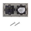 Bingoelec Wifi Tuya Control Smart Home Appliances 1 2 3 Gang Light Wall Electrical Sockets and Switches