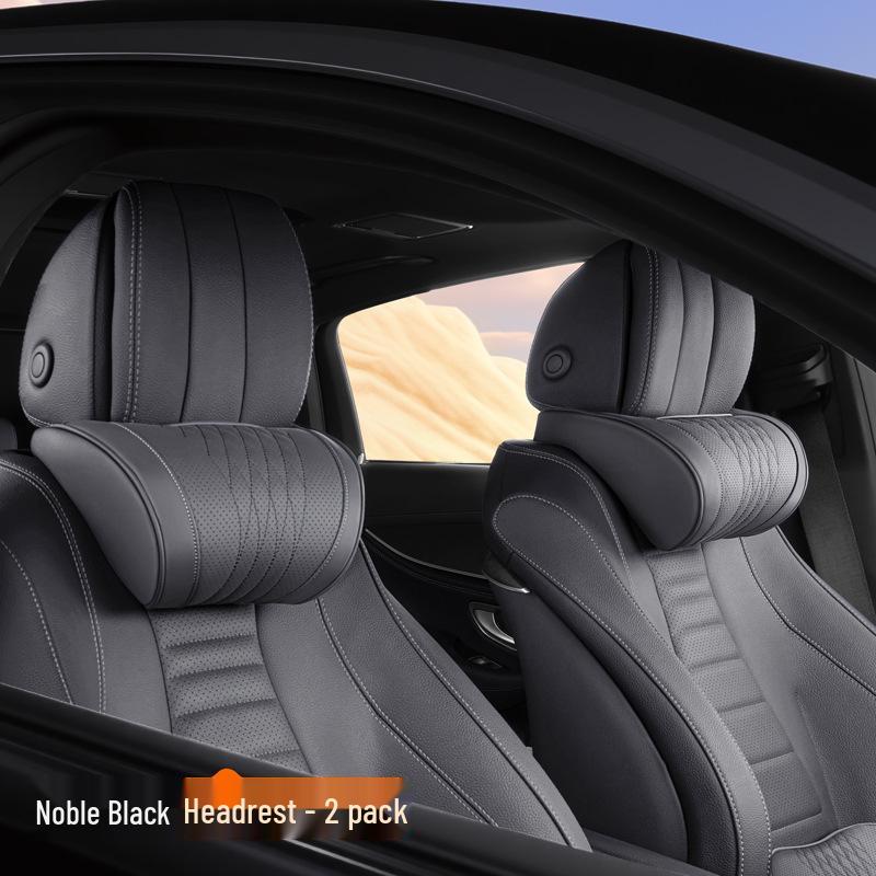 Jordani Premium Memory Foam Car Headrest & Lumbar Support Pillow