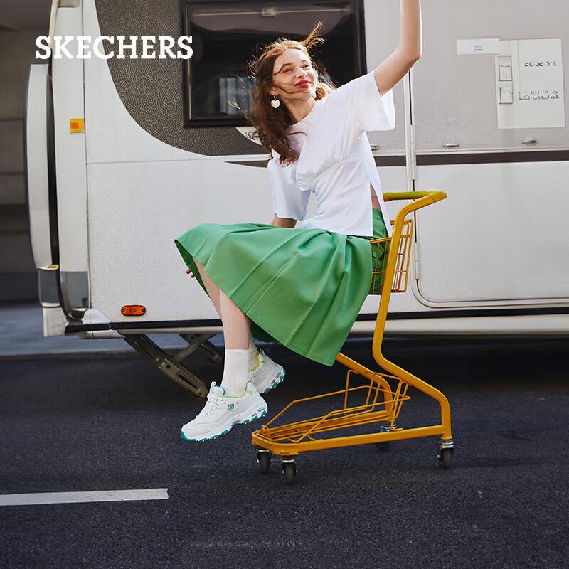 Skechers Women's Little White Bear Thick-Sole Casual Sneakers