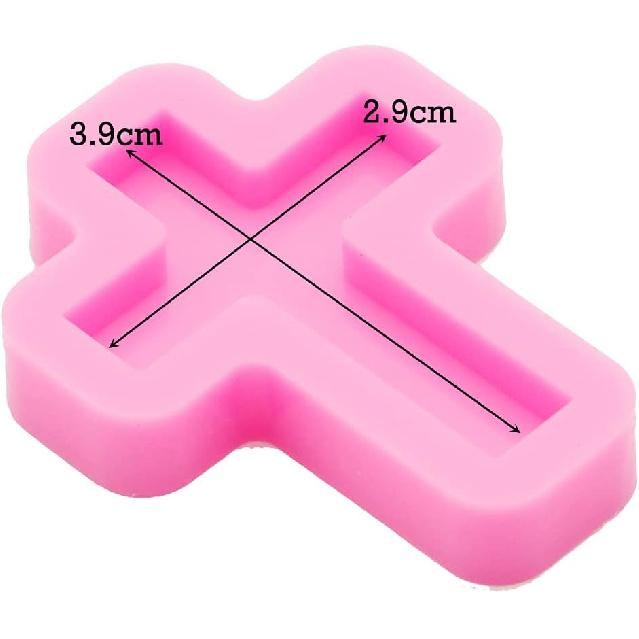 Angel Wings Mini Cross Shape Reble Resin Silicone Molds Non-stick DIY Candy Desserts Gum Paste Ice Cream Fondant Mold Crystal Jelly Pudding Cupcake