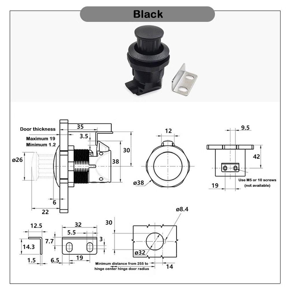Караваны Шкаф Ящик Защелки Дверные Ручки Замки Защелка Универсальные Защелки Кнопки для Шкафчиков Автодома
