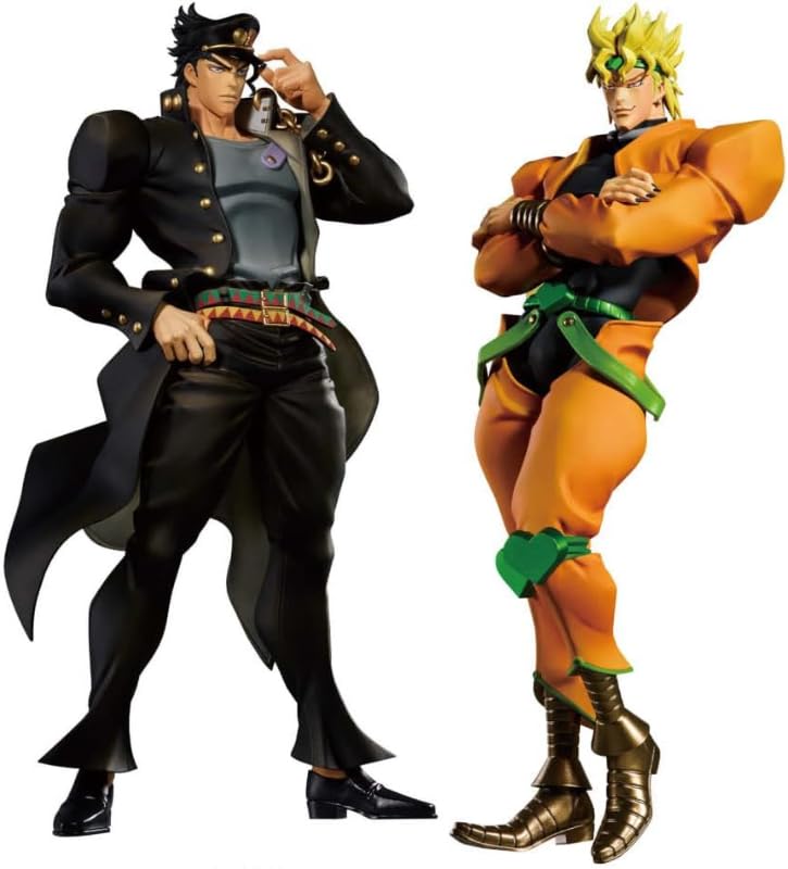 JoJo Figures Jotaro Kujo & DIO Mometria Figure JoJo's Bizarre Adventure Stardust Crusaders Approx. 22cm [Set of 2] Official Merchandise