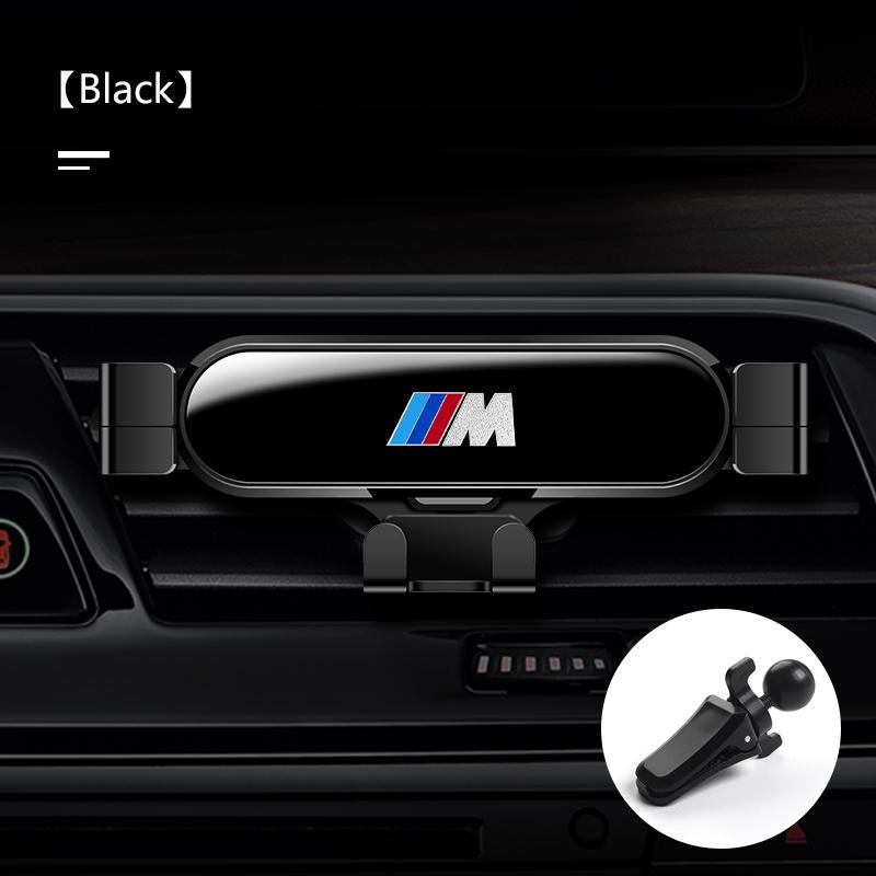 JUSK5 New 2025 Gravity Car Holder For Phone Air Vent Clip Mount Mobile Cell Stand For BMW M Power Sport M1 M3 M4 M5 M6 E90 F30 X4 X5 X