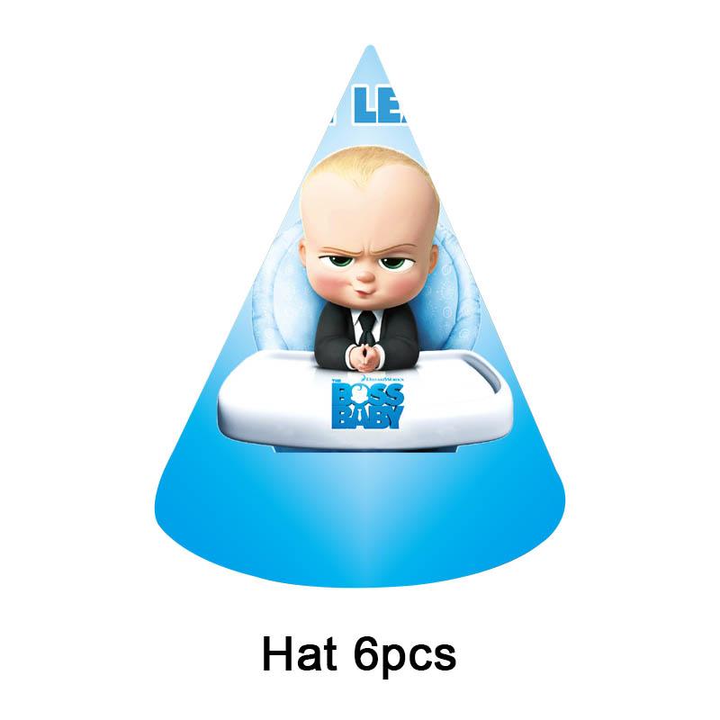 Bossed Baby Theme Birthday Party Decoration Newborn 1St Tableware Set Plate Cup Balloons For Kids Baby Shower Party Faovrs Gifts