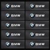 M LOGO Emblem Car Interior Random Stickers Car Steering Wheel Styling For BMW X7 X3 X4 X5 X6 3 4 5 6 7 Series Z4 M M3 M5 M6 E38 E39 E46 E53 E60 E61