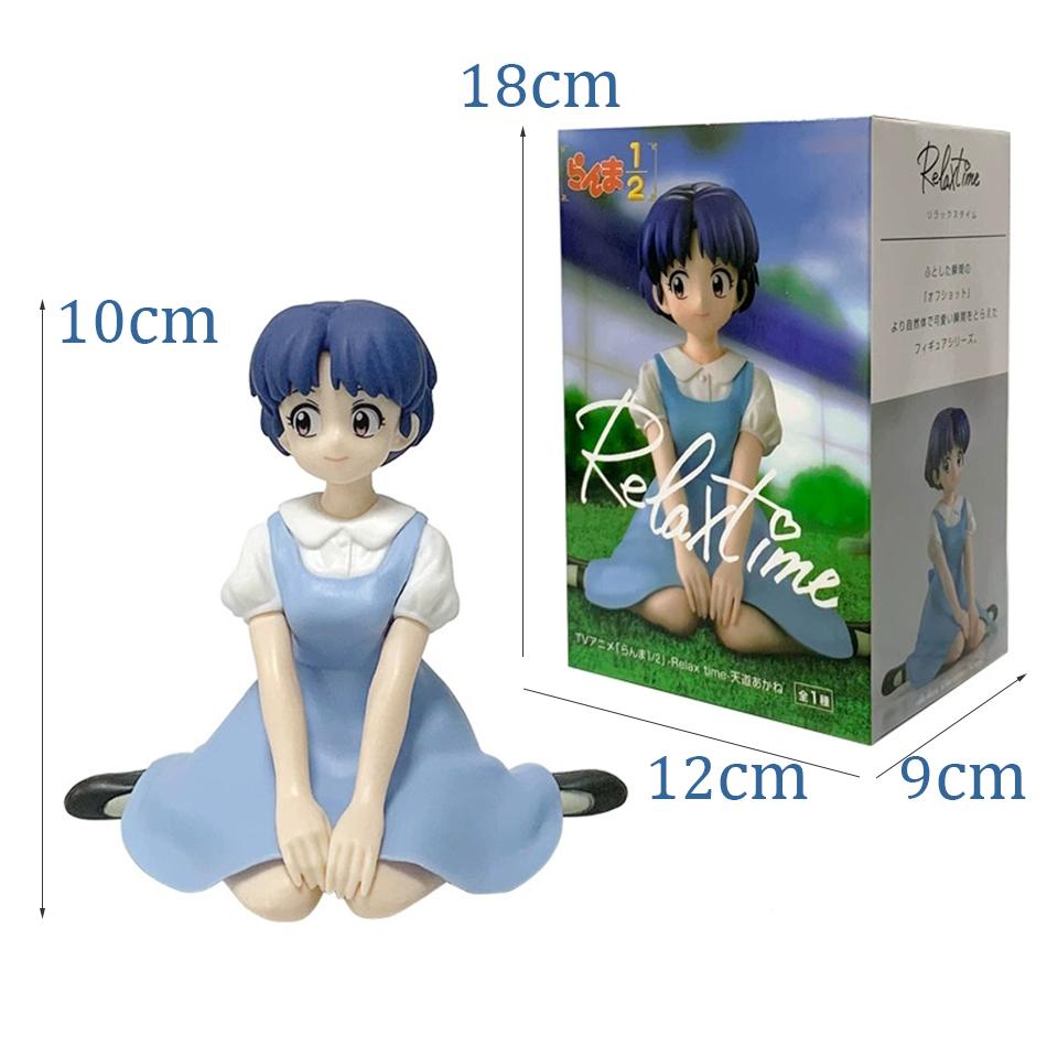 BANDAI BANPRESTO Ранма 1/2 Relax Time Шампунь Тэндо Аканэ Ранма ПВХ Фигурка Модель Коллекционная Фигурка Игрушка Подарки
