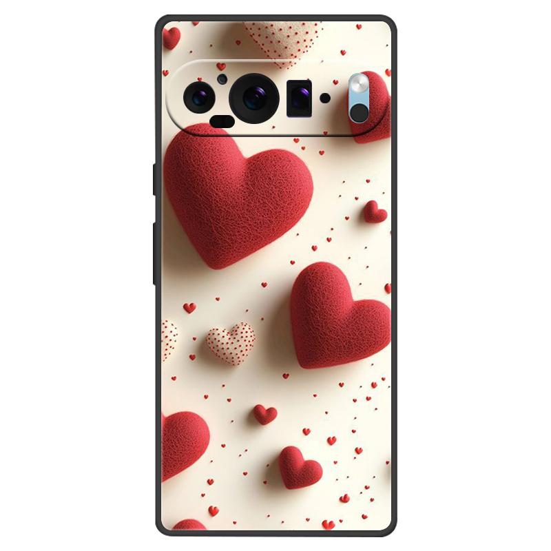 For Google Pixel 9 Pro XL Case Cool Painted Silicone TPU Soft Cover For Googe Pixel 9 9 Pro 8A Cases Black Protective Shells