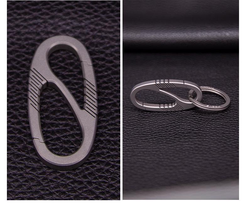 Мужской высококачественный брелок-подвеска из титанового сплава