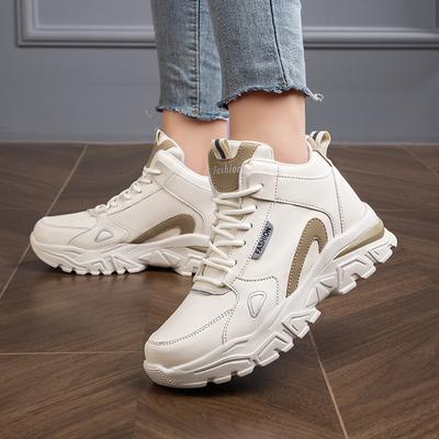 2025 осень и зима новые зимние ботинки хлопковая обувь женские бархатные на платформе большой размер модная спортивная и повседневная женская обувь