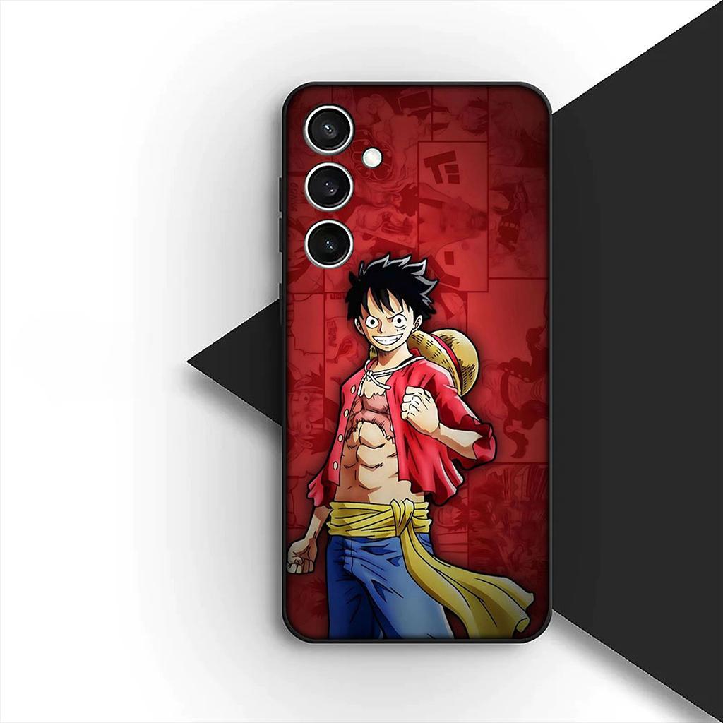 Cover for Samsung Galaxy S24 S25 S23 FE Ultra Plus S7 Edge S25+ S23+ A56 5G Phone Case Roronoa Zoro Boa Hancock One Luffy Pieces