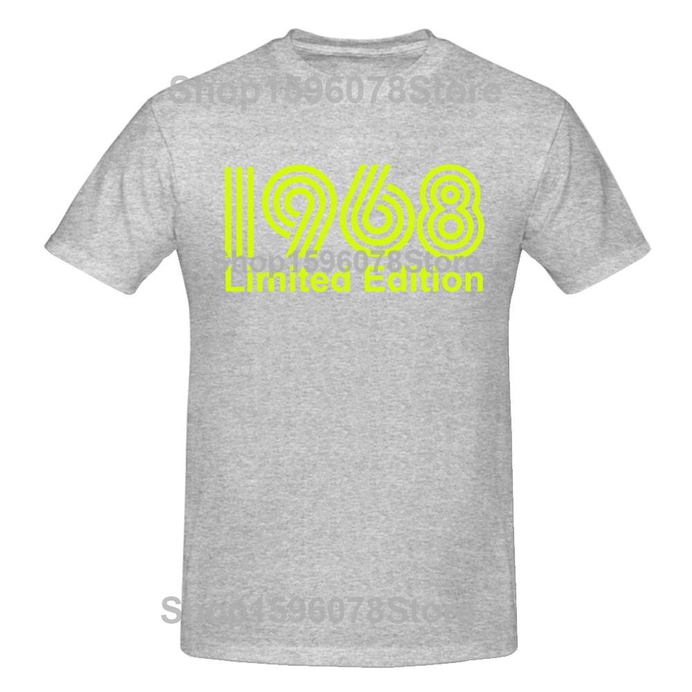 Novelty Awesome 1968 Limited Edition T Shirts Graphic Cotton Streetwear Short Sleeve Birthday Gifts Summer Style T-shirt Men
