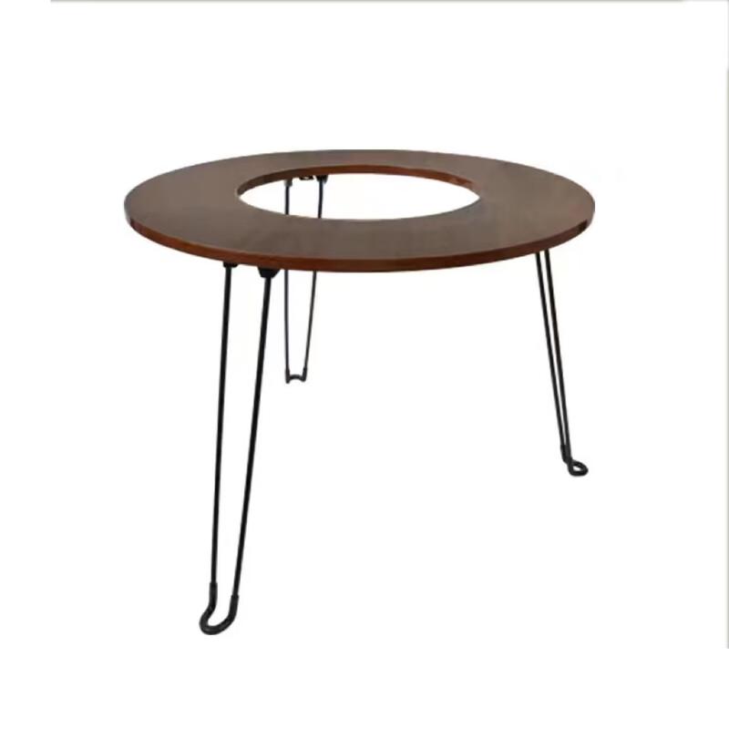 ZISIZ Outdoor Camping Folding Picnic Table with Stove