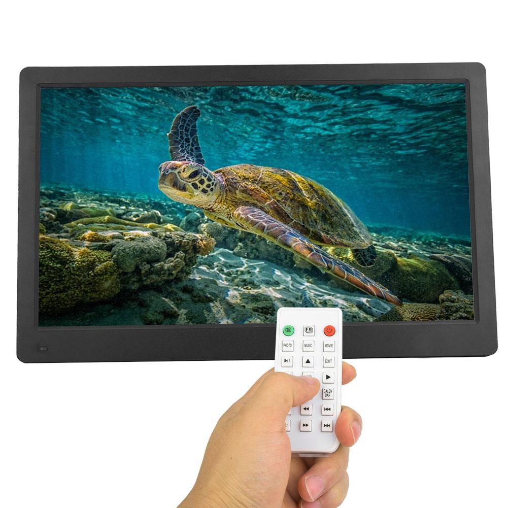 17 inch   Screen Digital Photo Frame LED Electronic Album with Remote Controller(black )