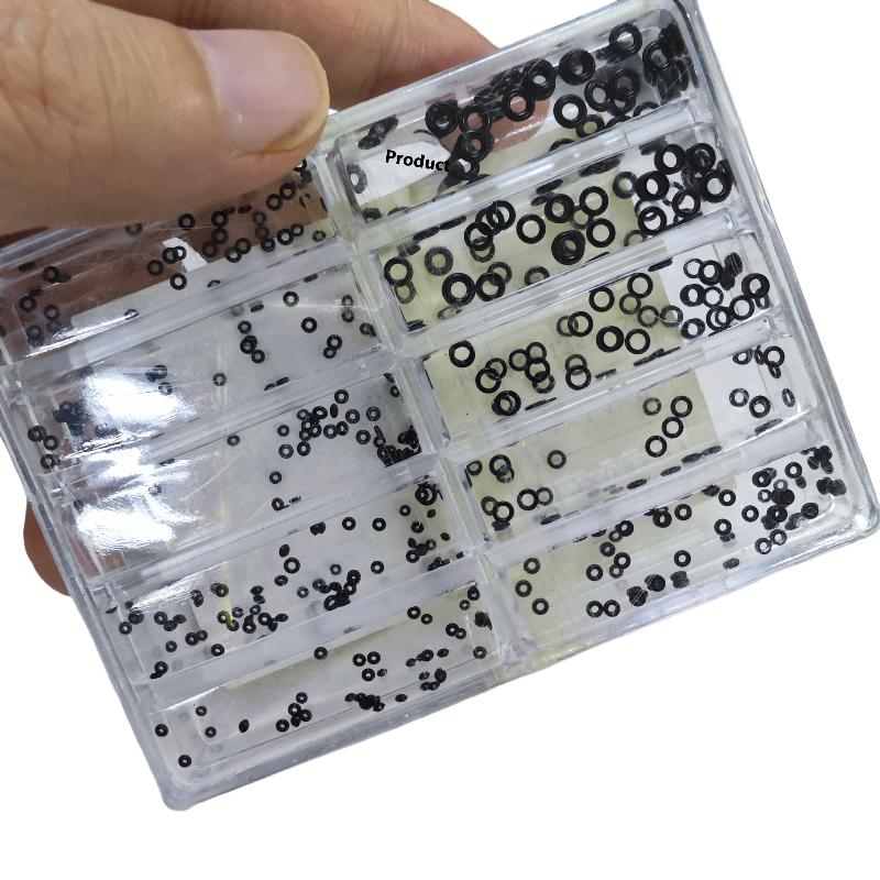 1 Set Watch Crown Gaskets Watch Repair Tools Mini Rubber Washer O-Ring Watch Crown Waterproof Watches Seals Watchmaker Tool