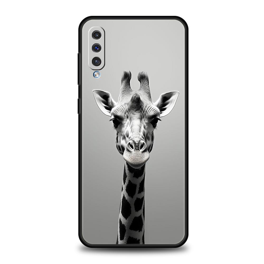 Чехол для телефона с жирафом для Samsung A24 A12 A14 A32 A50 A70 A20E A20S A10S A22 A30 A40 A34 A54 A42 A52 5G A02S A04s Мягкий чехол