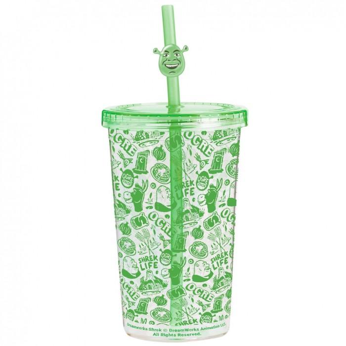 Shrek Shrek Life Plastic Cup With Straw