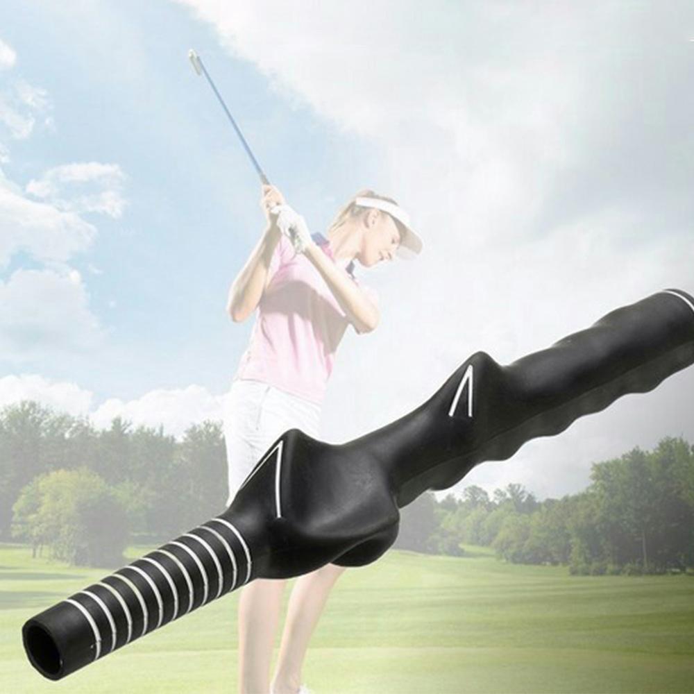 Hand Position Training Tool Rubber Golf Swing Training Grip Golf Club Grips Teaching Aid