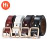 Hi Men's Leather Belt Luxury Designer Belts Men High Quality Male Metal Buckle Belt
