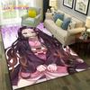 Ковер Kamado Nezuko Demon S-Slayer в стиле аниме для спальни, гостиной, домашнего дивана, украшения, детский игровой большой декоративный напольный коврик