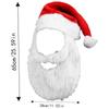 Costume Santa Hat and Beard Gift Cosplay Clothing New Year Red Christmas Santa Hats