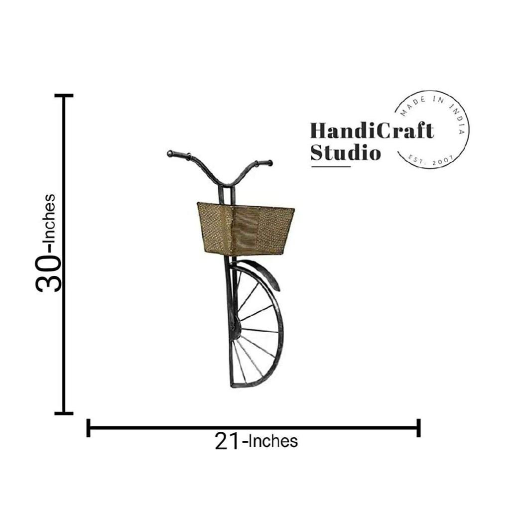 Настенный подвес из кованого железа для книг, декоративный цветочный узор - (Черный, средний) 76,2 x 53,3 сантиметра, металл