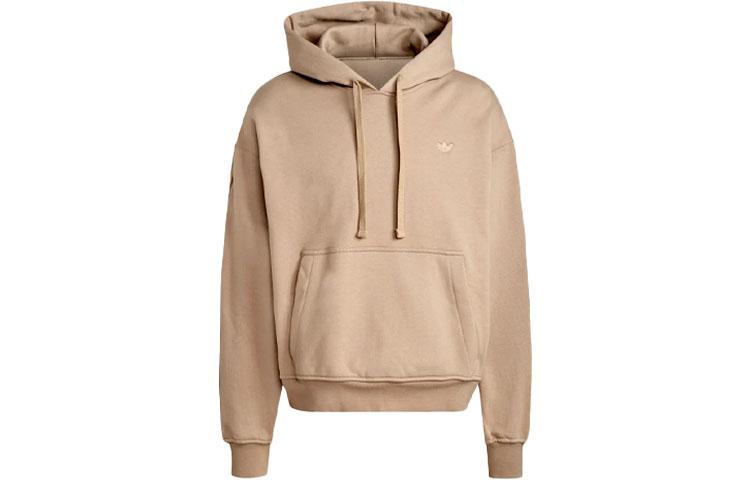 adidas Свитшоты Originals Мужские Коричневые С капюшоном Умеренные Обычные H33452