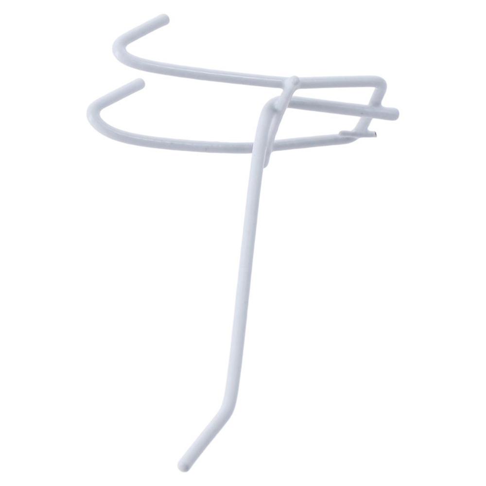 Durable 4 Inch White Grid Wall Display Hooks Metal Wall Organizers Gridwall Hooks & Hangers Wall Grid Accessories