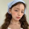 Turban Cloth Lace Hair Scarf Lattice Triangle Scarf Elegant Triangle Bandana  Girls