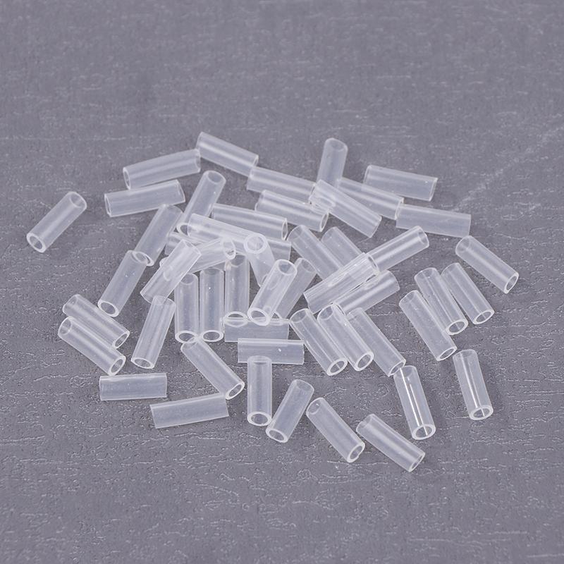 50Pcs Bead Chain Anti-lost Cover Pendant Acrylic Card Chain Falling Off Key Ring Protective Cover To Prevent Falling Bead Chain