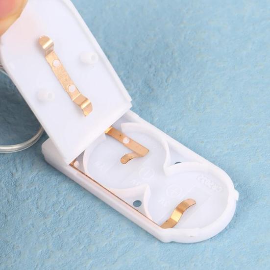 Yousheng 5 шт. Батарейный отсек с плоской откидной крышкой, два элемента CR2032, последовательное соединение, переключатель, батарейный кейс для небольших устройств