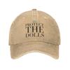 aProtect The Dolls Bold Feminist Empowerment Baseball Cap Vintage Distressed Cotton  Snapback Cap Unstructured Soft Hats Cap