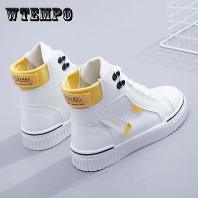 Весенне-осенняя модная женская обувь с высоким берцем, универсальная спортивная повседневная обувь в корейском стиле, студенческая обувь Tide Board