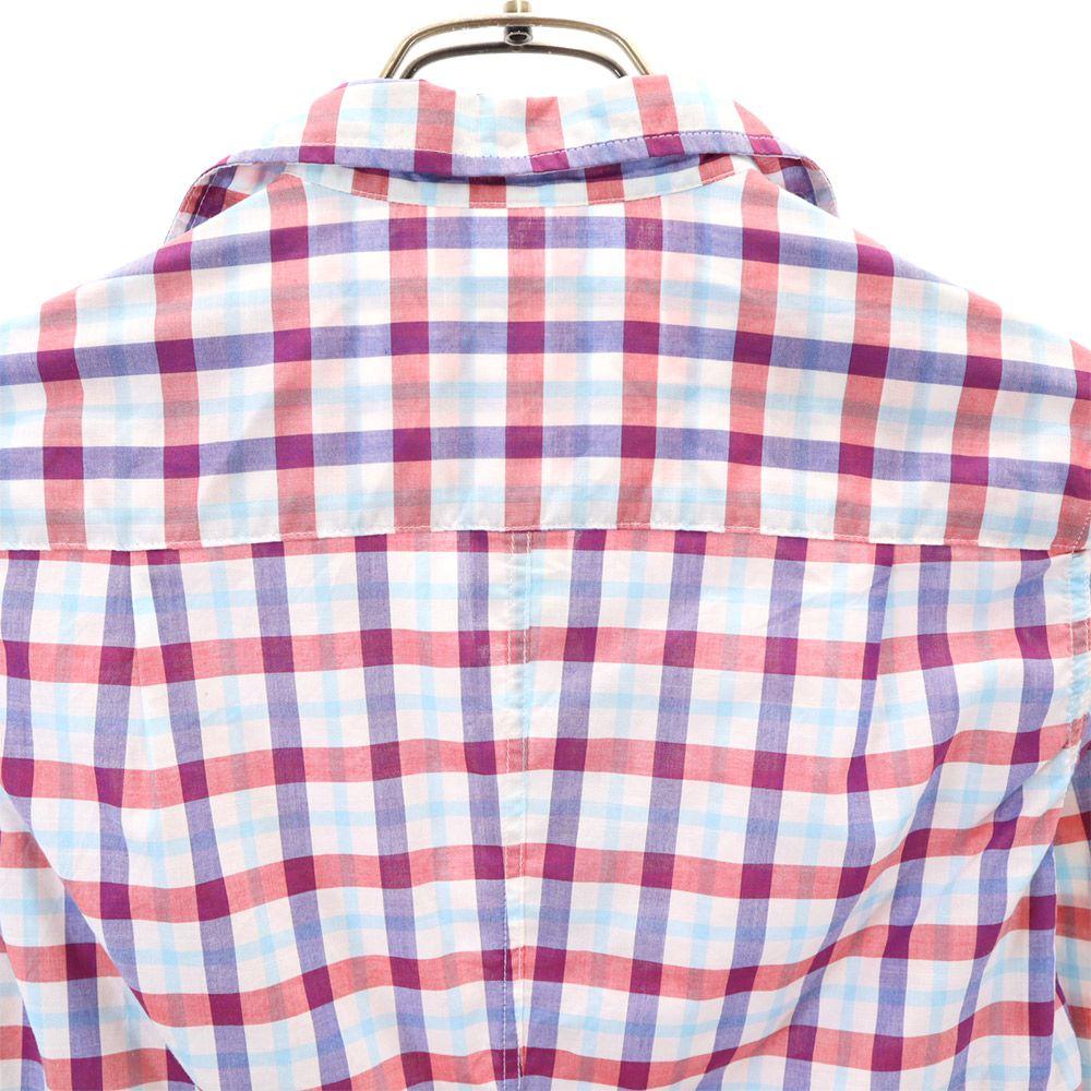 Frank&Eileen Check Pattern Long Sleeve Skipper Type Shirt XS Women Used