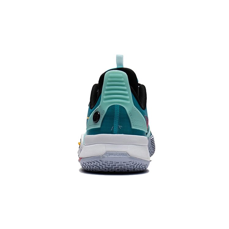 Баскетбольные кроссовки Li Ning All City 10 Youth Version Wade с нескользящей подошвой и износостойкими протекторами, детские баскетбольные кроссовки синего и черного цвета ABPS009-4