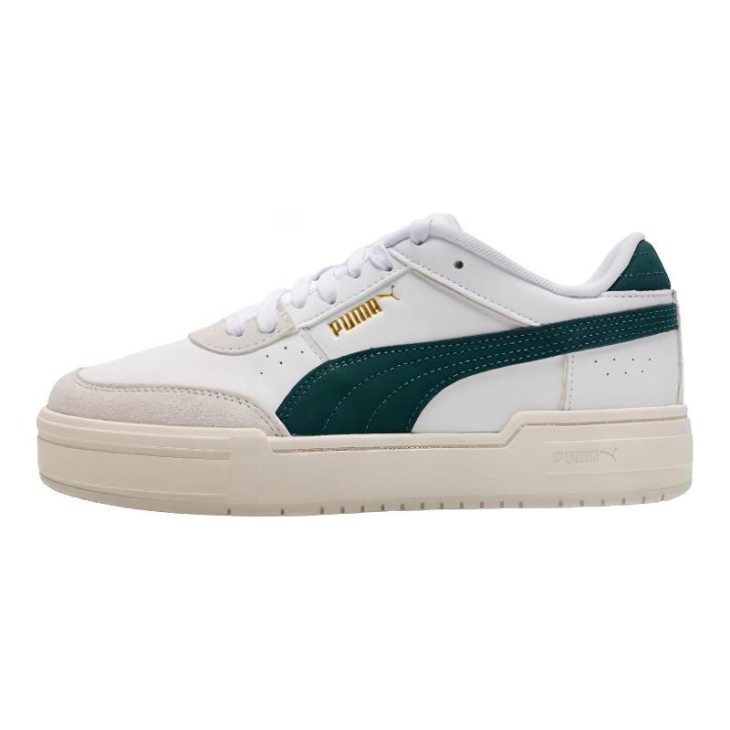 Puma Ca Pro Унисекс Низкие Кеды для Скейтбординга Белые Удобные Износостойкие Дышащие 393445-01